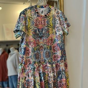 Queen of sparkles all over sequin floral dress